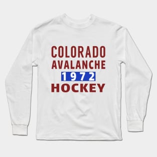 Colorado Avalanche Hockey 1972 Classic Long Sleeve T-Shirt